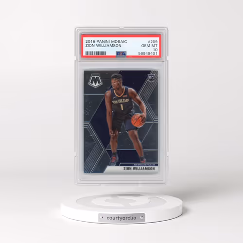 2019 Panini Mosaic #209 Zion Williamson (PSA 10 GEM MINT)