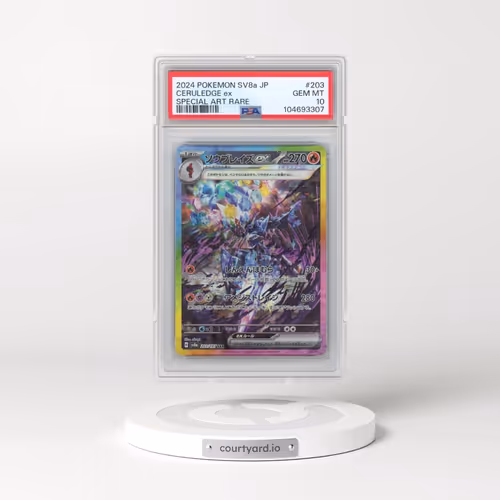 2024 Pokémon Sv8a-Terastal Fest EX #203 Ceruledge EX - Holo Special Art Rare (PSA 10 GEM MINT)