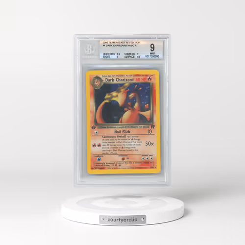 2000 Team Rocket #4 Dark Charizard - 1st Edition Holo (BGS 9 MINT)