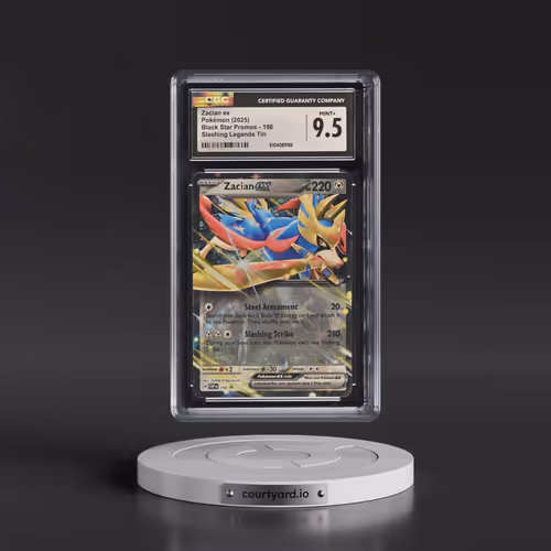 2023 Black Star Promos - Scarlet & Violet SVP EN #198 Zacian ex - Slashing Legends Tin (Holo) (CGC 9