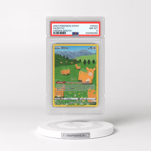 2023 Pokémon Sword and Shield Crown Zenith #GG22 Ditto - Full Art (PSA 8 NM-MT)