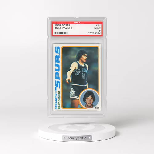 1978 Topps #91 Billy Paultz (PSA 9 MINT)