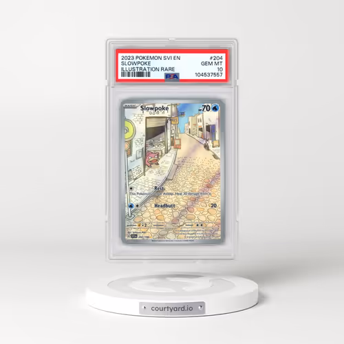 2023 Pokémon Svi EN-Scarlet & Violet #204 Slowpoke - Illustration Rare (PSA 10 GEM MINT)