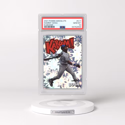 2021 Panini Absolute Kaboom! #K17 Sammy Sosa (PSA 10 GEM MINT)