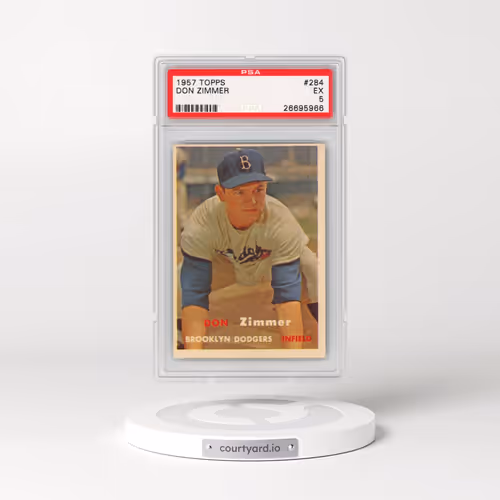 1957 Topps #284 Don Zimmer (PSA 5 EX)