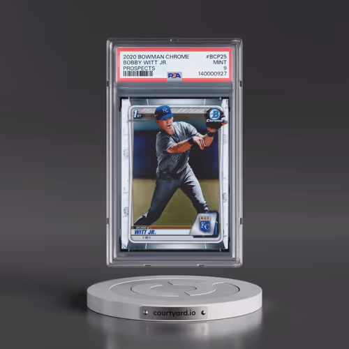 2020 Bowman Chrome Prospects #BCP25 Bobby Witt Jr. (PSA 9 MINT)