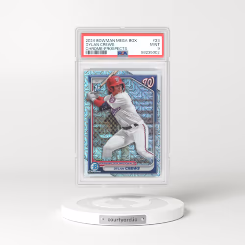 2024 Bowman Mega Box Chrome Prospects #23 Dylan Crews (PSA 9 MINT)