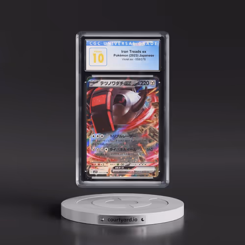 2023 Violet ex #058/078 Iron Treads ex - Holo (CGC 10 PRISTINE)