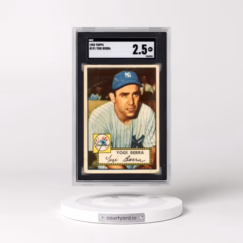 1952 Topps #191 Yogi Berra (SGC 2.5 GOOD+)
