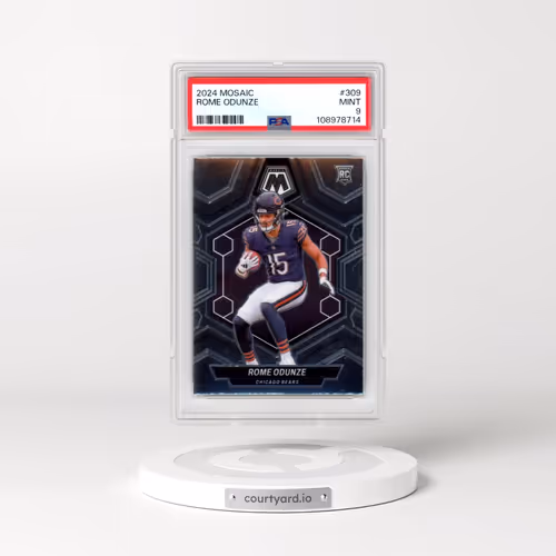 2024 Panini Mosaic #309 Rome Odunze (PSA 9 MINT)
