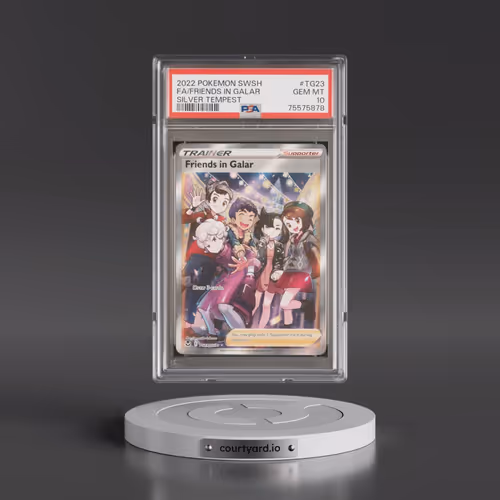 2022 Pokémon Sword & Shield Silver Tempest #TG23 Friends in Galar - Full Art (PSA 10 GEM MINT)