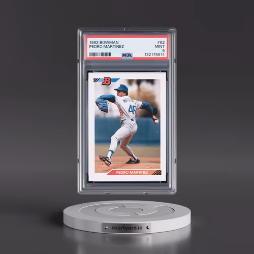 1992 Bowman #82 Pedro Martinez (PSA 9 MINT)