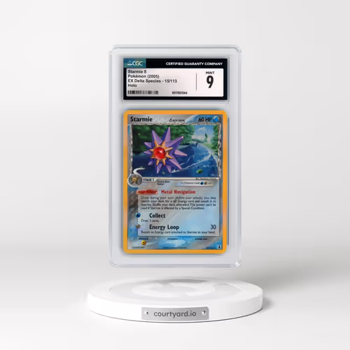 2005 EX Delta Species #15/113 Starmie δ - Holo (CGC 9 MINT)