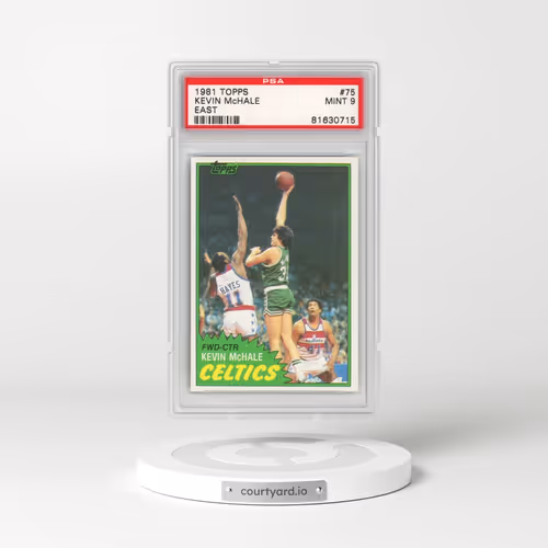 1981 Topps #75 Kevin McHale - East (PSA 9 MINT)
