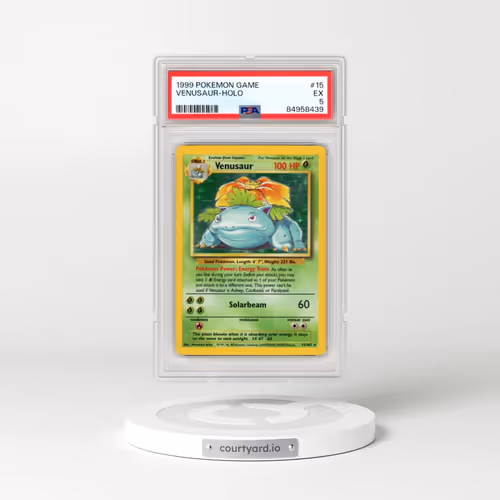1999 Pokémon Game #15 Venusaur - Holo (PSA 5 EX)
