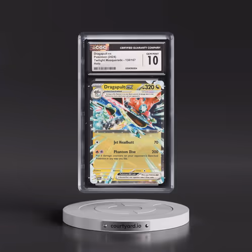 2024 Pokémon Twm EN-Twilight Masquerade #130 Dragapult EX - Holo (CGC 10 GEM MINT)