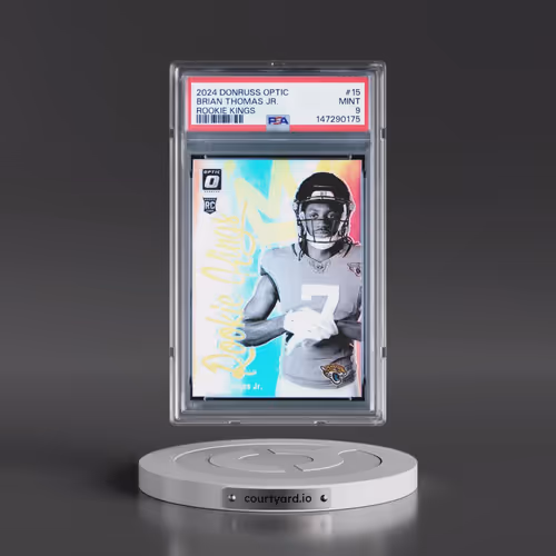 2024 Panini Donruss Optic Rookie Kings #15 Brian Thomas Jr. (PSA 9 MINT)