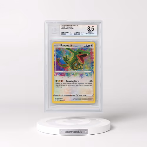 2020 Vivid Voltage #138 Rayquaza - Amazing Rare (BGS 8.5 NM-MT+)