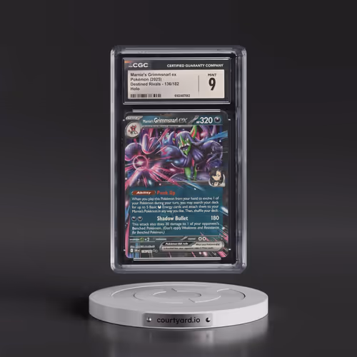 2025 Pokémon Dri EN-Destined Rivals #136 Marnie's Grimmsnarl EX - Holo (CGC 9 MINT)
