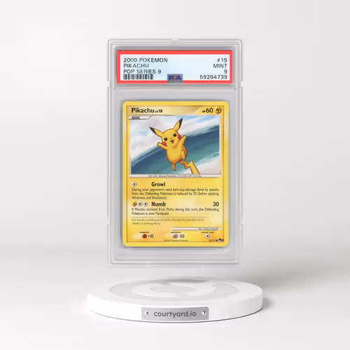 2009 Pokémon Pop Series 9 #15 Pikachu (PSA 9 MINT)