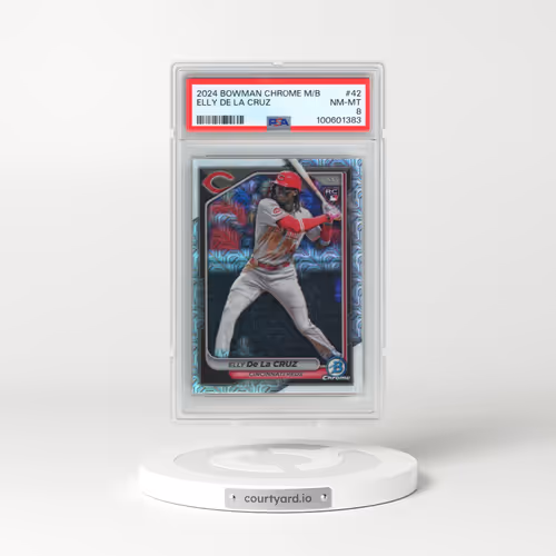 2024 Bowman Chrome Mega Box #42 Elly de La Cruz (PSA 8 NM-MT)