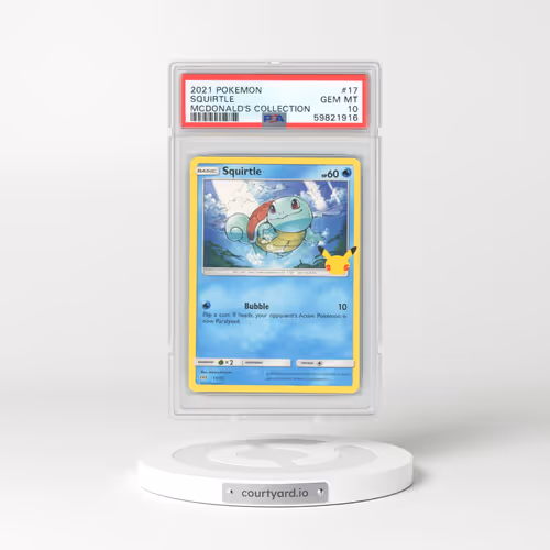 2021 Pokémon Mcdonald's Collection #17 Squirtle (PSA 10 GEM MINT)