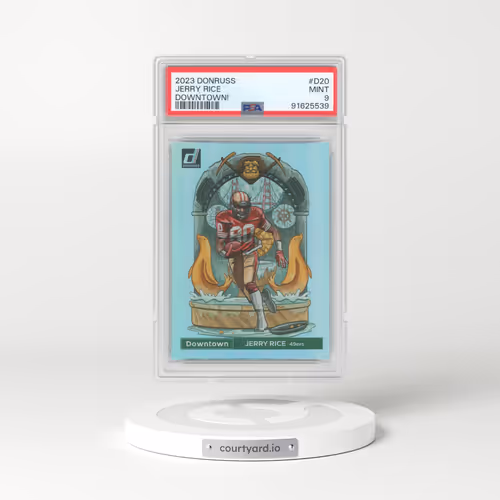 2023 Panini Donruss Downtown! #D20 Jerry Rice (PSA 9 MINT)