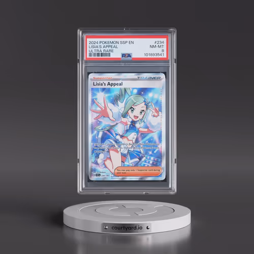 2024 Pokémon Ssp EN-Surging Sparks #234 Lisia's Appeal - Ultra Rare (PSA 8 NM-MT)