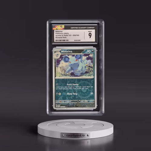 2023 Scarlet & Violet 151 - MEW EN #030/165 Nidorina - Reverse Holo (CGC 9 MINT)