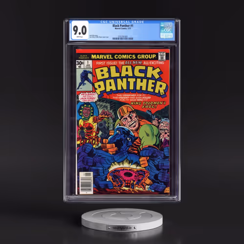 Black Panther #1 CGC 9.0 White Pages (Marvel Comics, 1/77) - Universal