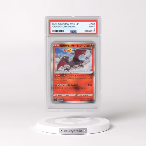 2024 Pokémon Svjl-Battle Master Deck Terastal Charizard EX #003 Radiant Charizard - Holo (PSA 9 MINT
