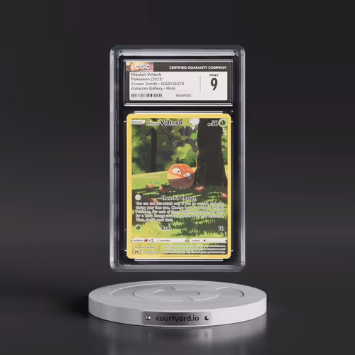 2023 Crown Zenith #GG01/GG70 Hisuian Voltorb - Galarian Gallery Holo (CGC 9 MINT)