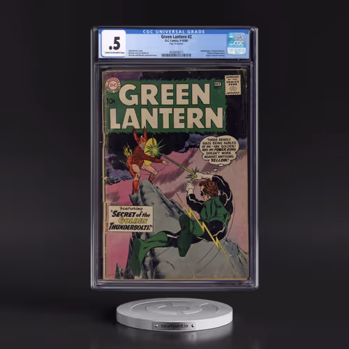 Green Lantern #2 CGC 0.5 Cream to Off-white Pages (DC Comics, 9-10/60) - Universal