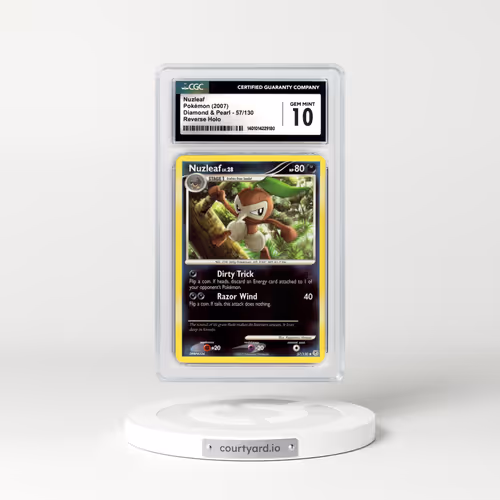 2007 Diamond & Pearl #57 Nuzleaf - Holo (CGC 10 GEM MINT)