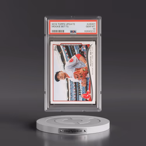 2014 Topps Update #US301 Mookie Betts (PSA 10 GEM MINT)