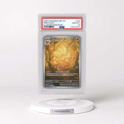 2023 Pokémon Obf EN-Obsidian Flames #199 Ninetales - Illustration Rare (PSA 10 GEM MINT)