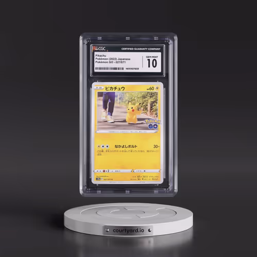 2022 Pokémon GO #027/071 Pikachu (CGC 10 GEM MINT)