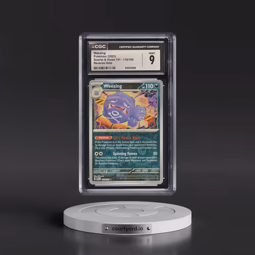 2023 Scarlet & Violet 151 - MEW EN #110/165 Weezing - Reverse Holo (CGC 9 MINT)