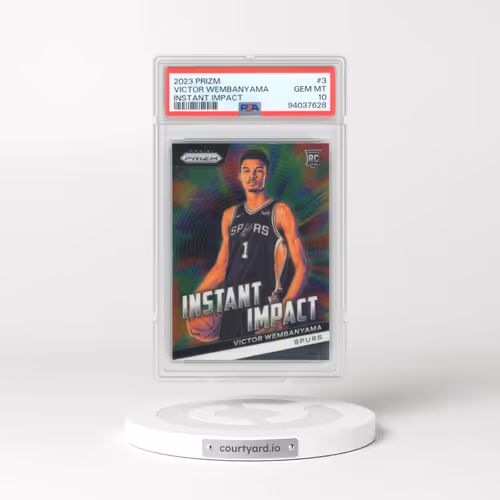 2023 Panini Prizm Instant Impact #3 Victor Wembanyama (PSA 10 GEM MINT)