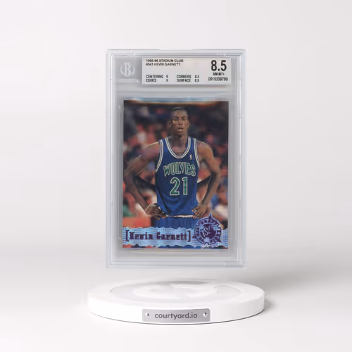 1995 Stadium Club #343 Kevin Garnett (BGS 8.5 NM-MT+)