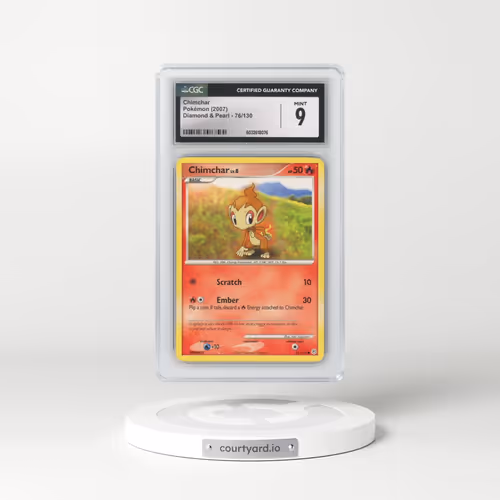 2007 Diamond & Pearl #76/130 Chimchar (CGC 9 MINT)