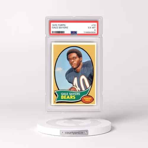 1970 Topps #70 Gale Sayers (PSA 6 EX-MT)