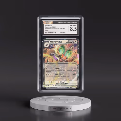 2025 Prismatic Evolutions - PRE EN #091/131 Noivern ex - Holo (CGC 8.5 NM-MT+)