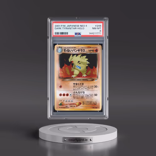 2001 Pokémon Neo 4 #248 Dark Tyranitar - Holo (PSA 8 NM-MT)