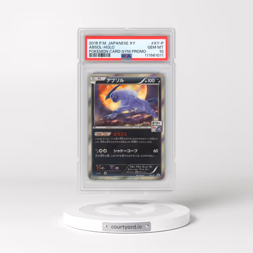 2016 Pokémon XY Promo #XY-P Absol - Holo Pokemon Card Gym (PSA 10 GEM MINT)