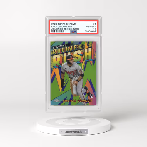 2024 Topps Chrome Chrome All Etch Rookie Rush #4 Colton Cowser (PSA 10 GEM MINT)
