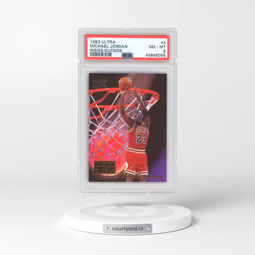1993 Ultra Inside Outside #4 Michael Jordan (PSA 8 NM-MT)