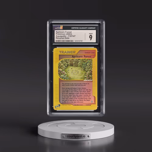 2003 Aquapolis #118/147 Apricorn Forest - Reverse Holo (CGC 9 MINT)