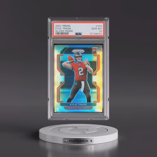 2021 Panini Prizm #339 Kyle Trask - Silver Prizm (PSA 10 GEM MINT)