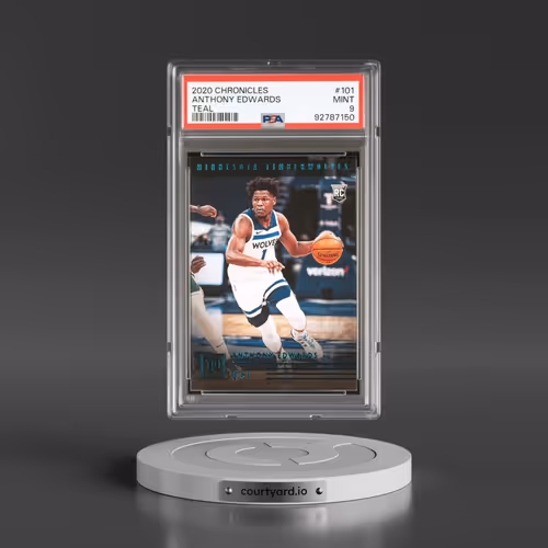 2020 Panini Chronicles #101 Anthony Edwards - Teal (PSA 9 MINT)